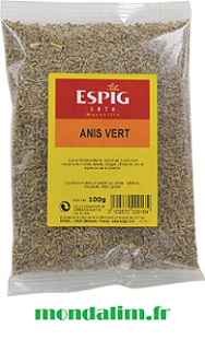 Anis vert entier Espig Cepasco sachet 100 gr