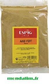 Anis vert moulu Espig Cepasco sachet 100 gr