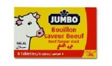 bouillon de bœuf halal Jumbo étui de 8 tablettes