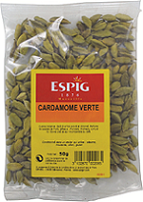 Cardamome verte entière Espig Cepasco sachet 50 gr