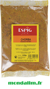Chorba mélange épices Espig Cepasco sachet 100 gr
