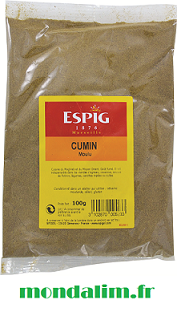 Cumin moulu Espig Cepasco sachet 100 gr