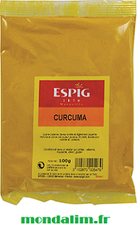 Curcuma moulu Espig Cepasco sachet 100 gr