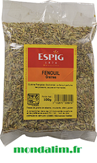 Fenouil entier Espig Cepasco sachet 100 gr