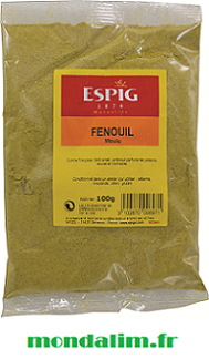 Fenouil moulu Espig Cepasco sachet 100 gr