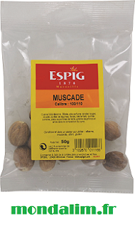 Muscade entière Espig Cepasco sachet 50 gr