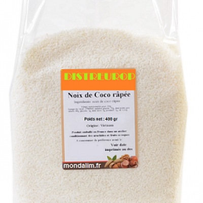 Noix de coco râpée sachet 400 gr