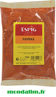 Paprika de Hongrie moulu Espig Cepasco sachet 100 gr