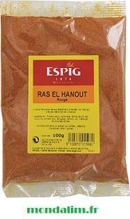 Raz el hanout rouge Espig Cepasco sachet 100 gr