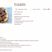 Recette pissaladiere