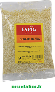 Sésame blanc entier Espig Cepasco sachet 100 gr