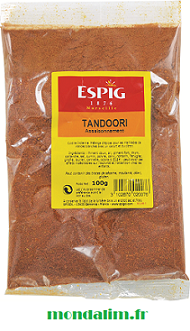 Epices Tandoori Espig Cepasco sachet  100 gr