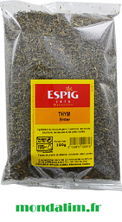 Thym entier Espig Cepasco sachet 100 gr